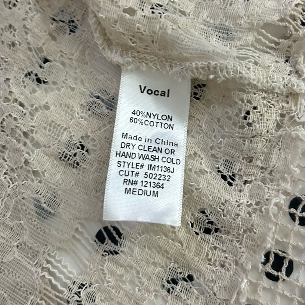 Vocal boho studded lace duster - Picture 5 of 6